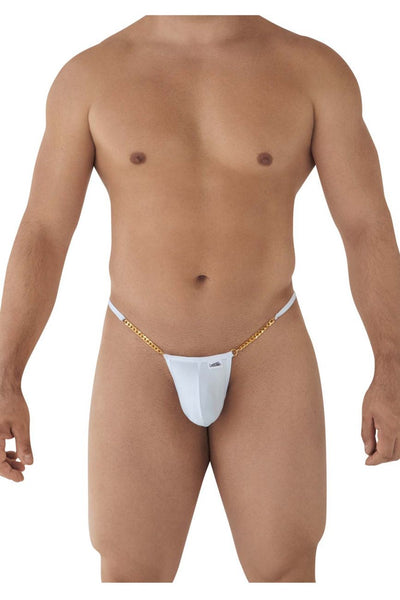 CandyMan 99586 Chain G-String White