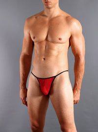 Doreanse 1306-rojo malla g-string tanga color rojo