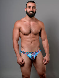 Doreanse 1341-Prn Deep Sea Thong Color impreso