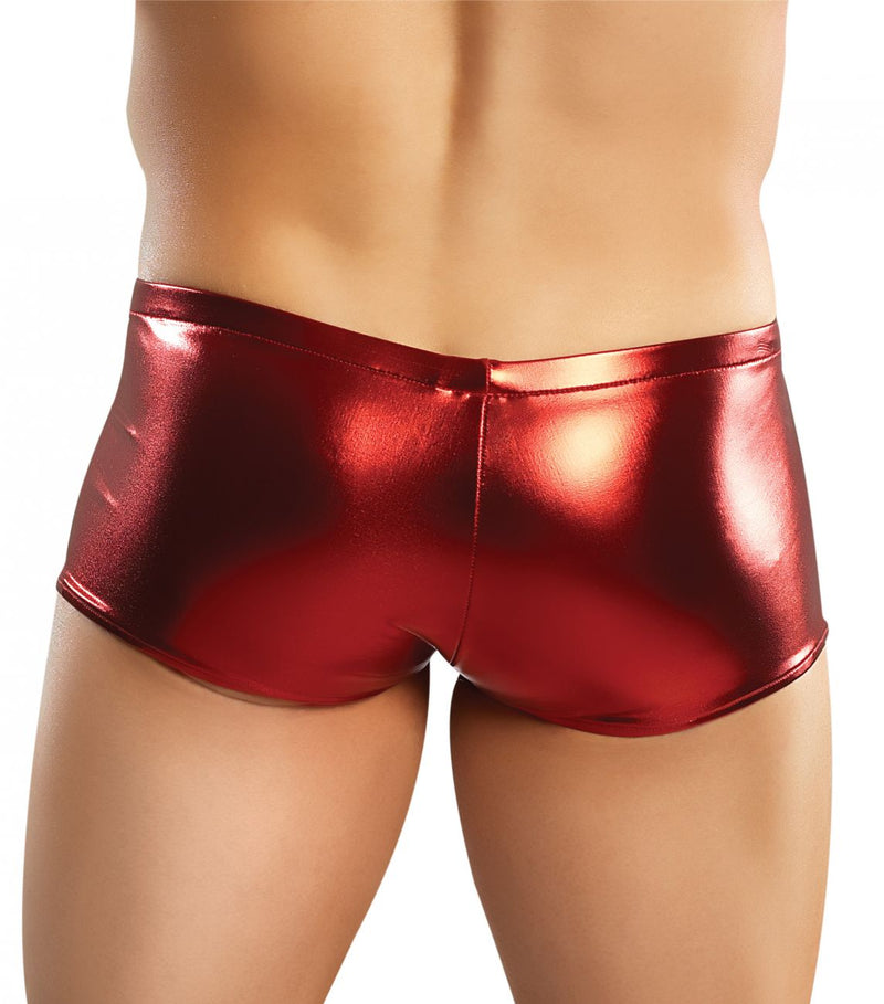 Potencia masculina 153070 MEJO METAL MINI BOXER Boxer Briefs Color rojo