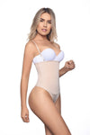 Vedette 211 Bodysuit sin tirantes Nadine en color tanga desnudo