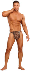 Potencia masculina 329030 animal tarzan tanga color marrón