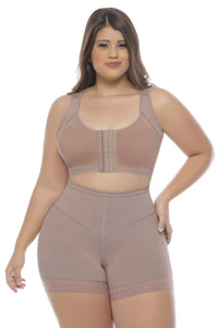 365me Shapewear G004 Brasas de control Valentina Color Cocoa