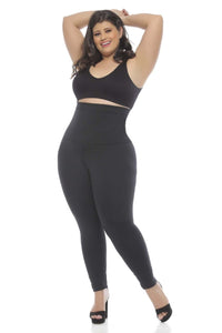 365me Shapewear G009 लेगिंग ज़ो कलर ब्लैक