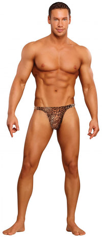 Pouvoir masculin 444030 Animal Wonder Thong Color Brown