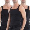 Papi 559102-001 3PK Square Neck Tank Color Black