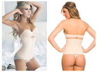 Ann Chery 1024B PowerNet Girdle con beige de color cremallera