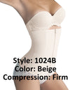 Ann Chery 1024b Girdle PowerNet con cremallera beige