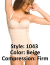 Ann Chery 1043 Powernet Body Fiorell Color beige