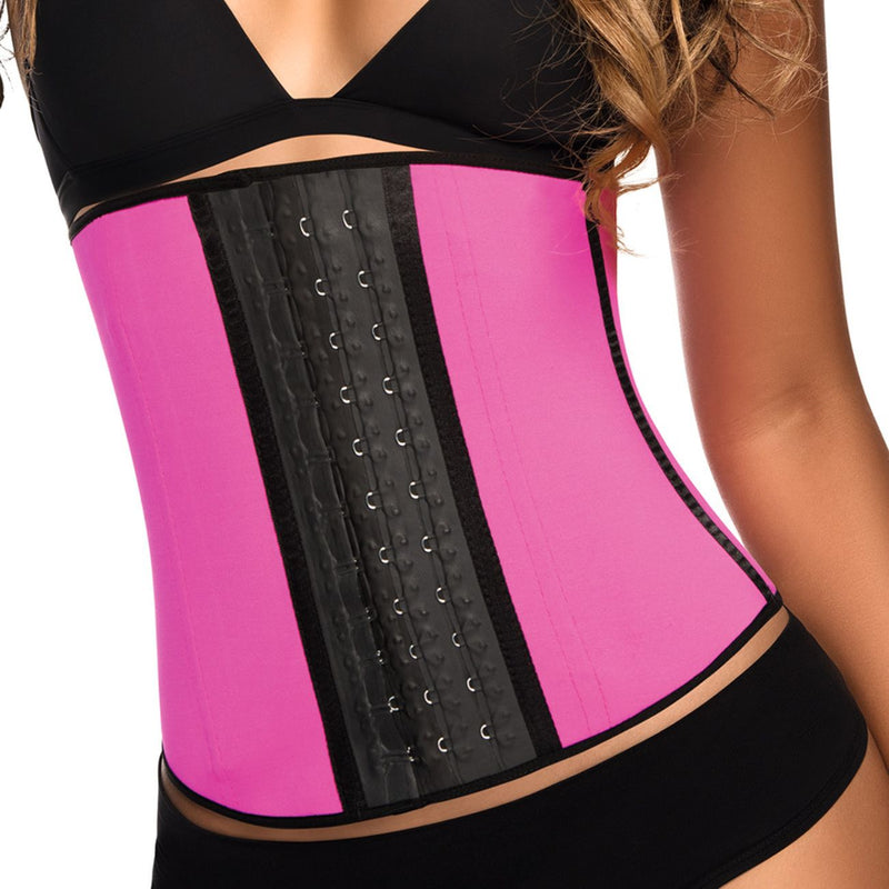 Ann Chery 2023 Látex Sport Winkout Cincher Corsé Corsé Fucsia