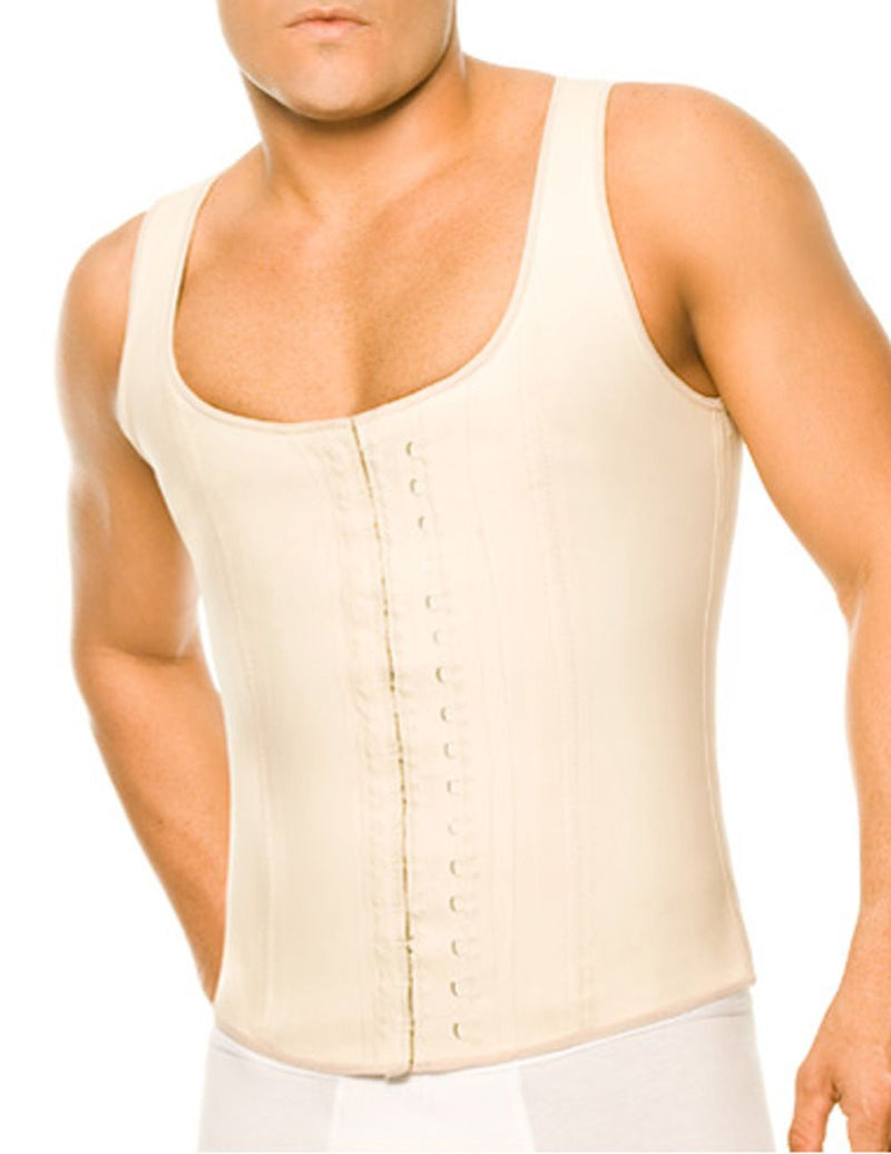 Ann Chery 2033 Latex Men Girdle Body Color Color Beige