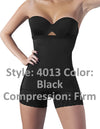 Ann Chery 4013 Látex Shirly Strapless Shapewear Color negro