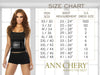 Ann Chery 4013 Latex Shirly sans bretelles Couleur en noir noir