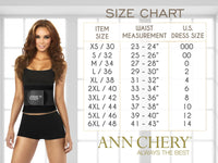 Ann Chery 4013 Latex Shirly sans bretelles Couleur en noir noir