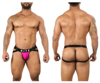 Bordwear BW2023104 Couleur de jockstrap de pêche impertinente fuchsia