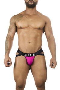 Bordwear BW2023104 Couleur de jockstrap de pêche impertinente fuchsia