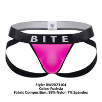 Bordwear BW2023104 Couleur de jockstrap de pêche impertinente fuchsia