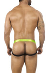 Bordwear BW2023104 Couleur de jockstrap de pêche impertinente verte