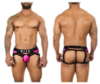 Bitewear BW2023108 Tuxedo केला Jockstrap Color Fuchsia