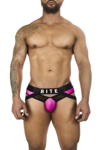 Bitewear BW2023108 Tuxedo केला Jockstrap Color Fuchsia