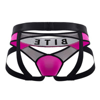 Bitwear BW2023108 Tuxedo Banana Jockstrap Color Fuchsia