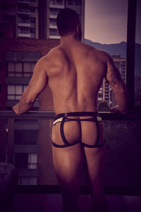 BITEWEAR BW2023108 TUXEDO केला JOCKSTRAP रंग हरा