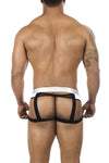 Bitwear BW2023108 Tuxedo Banana Jockstrap Color White