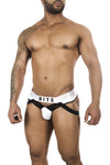 BOCKWEAR BW2023108 Tuxedo Banana Jockstrap Color blanc