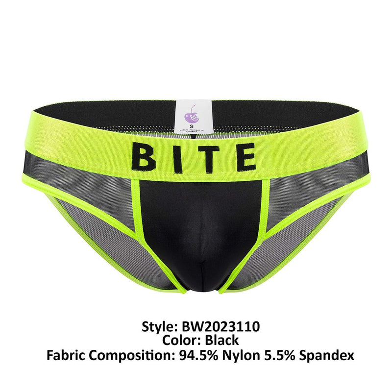 BiteWear BW2023110 Sweet Kiwi Briefs Color Black