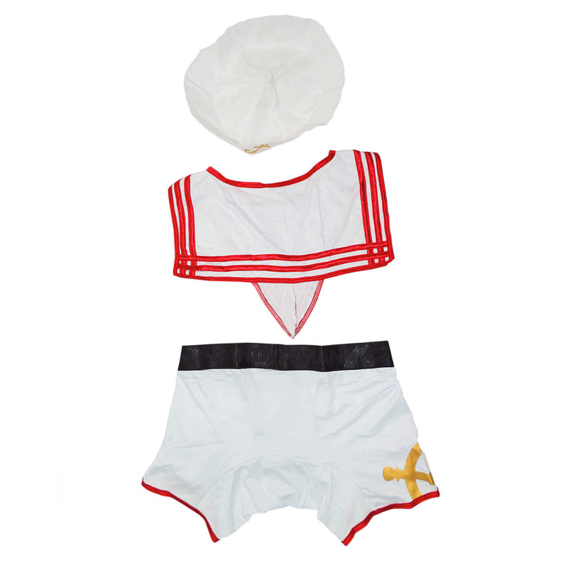 Candyman 9557 Sailor Costume tenue couleur blanc