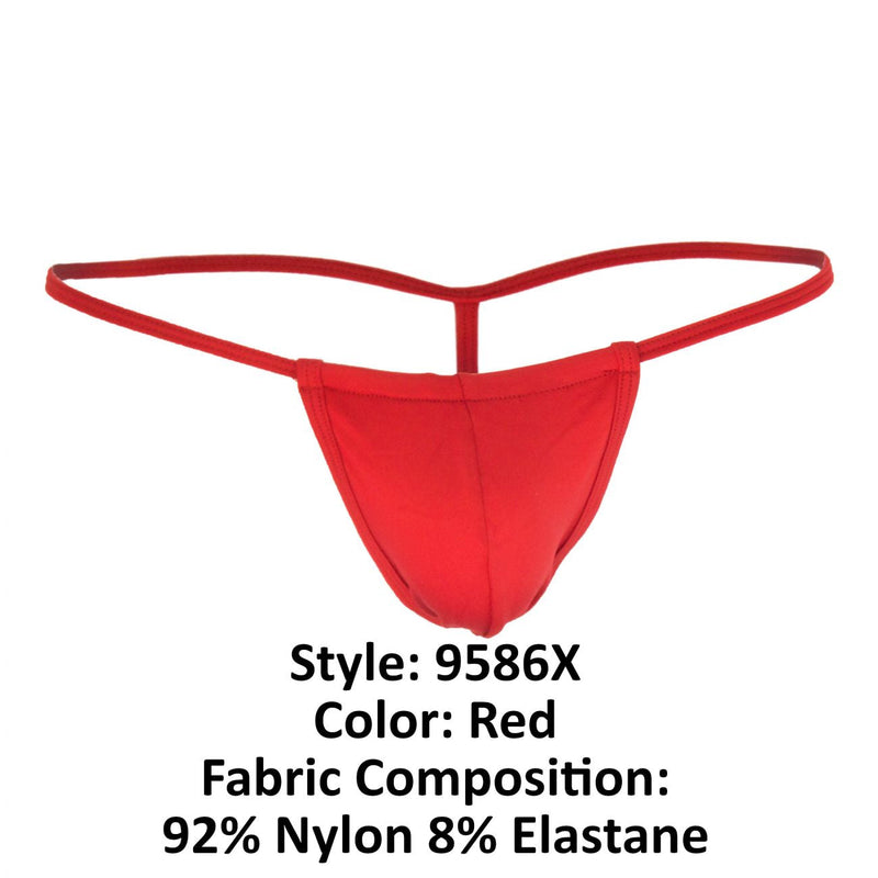 CandyMan 9586X Thongs Color Red