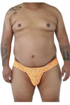 Candyman 99315X PEEK A BOO Lace Thongs Color Hot Orange