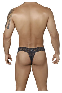 Candyman 99315 Peek A Boo Thongs Color Black