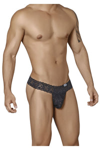 Candyman 99315 Peek a Boo Thongs Color Black