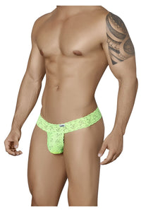 Candyman 99315 Peek A Boo Thongs Color Green