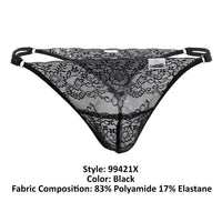 Candyman 99421x Lace G-String Thongs Color Negro