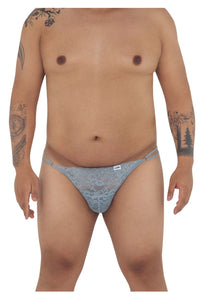 Candyman 99421x Lace G-String Thongs Color Gris