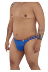 Candyman 99421x Lace G-String Thongs Color Royal Blue