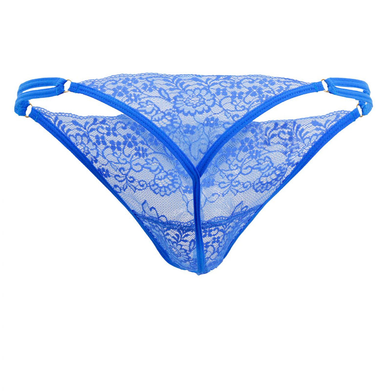 Candyman 99421x en dentelle G-string string colore royal bleu