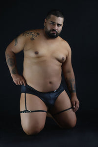 Candyman 99468x Garter Briefs Color negro