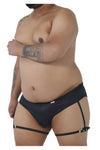 CandyMan 99468X Garter Briefs Color Black