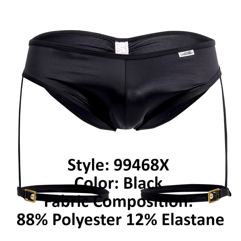 Candyman 99468x Garter Briefs Color negro