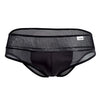 CandyMan 99495X Mesh Briefs Color Black