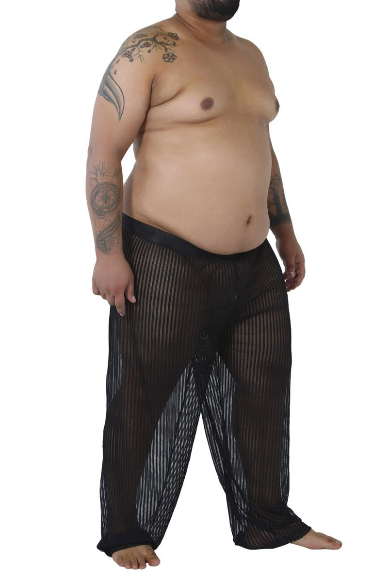 CandyMan 99496X Mesh Lounge Pants Color Black