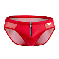 Candyman 99500 Couleur de bikini de mailles à fermeture éclair rouge