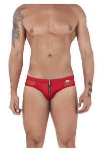 Candyman 99500 Couleur de bikini de mailles à fermeture éclair rouge