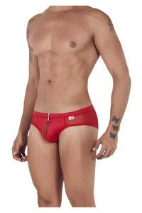 Candyman 99500 Couleur de bikini de mailles à fermeture éclair rouge