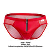 Candyman 99500 Couleur de bikini de mailles à fermeture éclair rouge