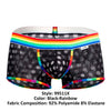 Candyman 99511x TRUNKS POLKA COULEURS BLACK-RAINBOW