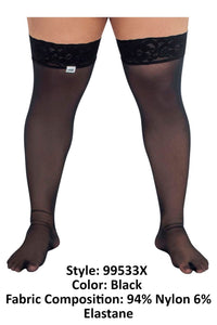 Candyman 99533x Mesh cuisses Highs Highs Color noir